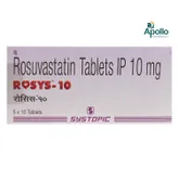 Rosys-10 Tablet 10's, Pack of 10 TABLETS