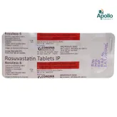 Rosuless 5 Tablet 10's, Pack of 10 TABLETS