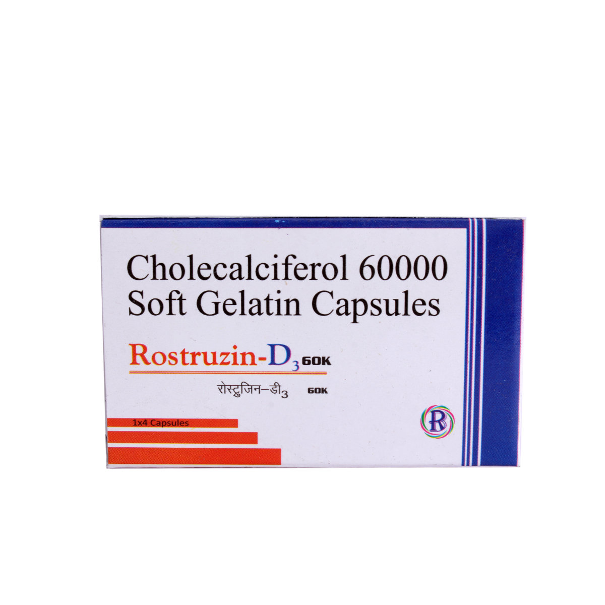 Rostruzin-D3 60K Capsule 4's, Pack of 4 Rostruzin-D3 60K Capsule 4's, Pack of 4