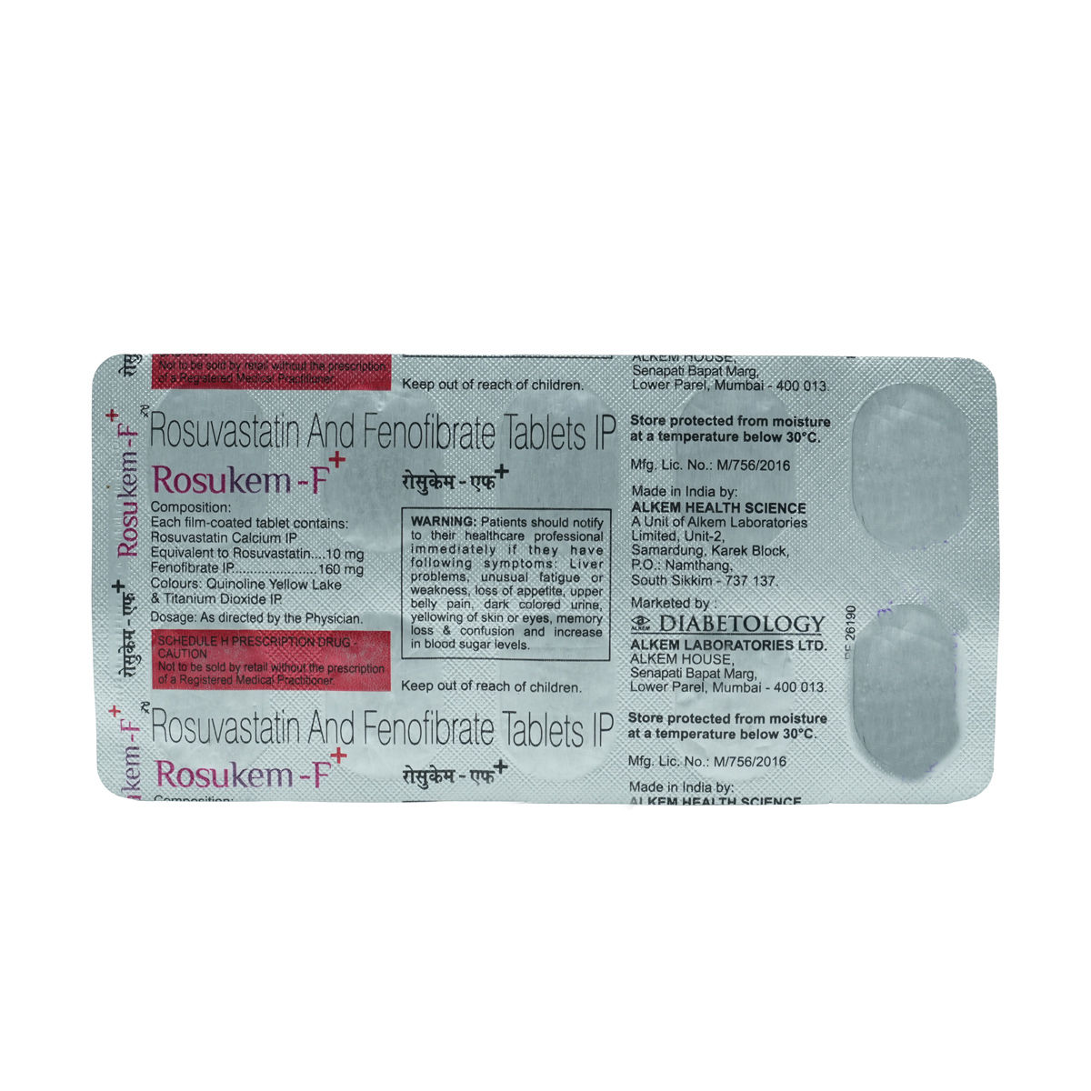 Rosukem F Tablet | Uses, Side Effects, Price | Apollo Pharmacy
