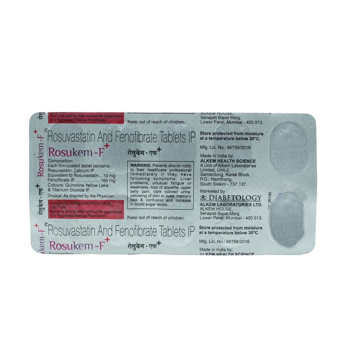 Rosukem F Tablet 10's, Pack of 10 Rosukem F Tablet 10's, Pack of 10