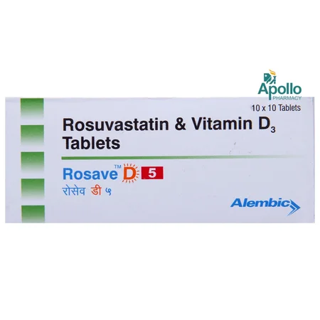 Rosave D 5 Tablet 10's