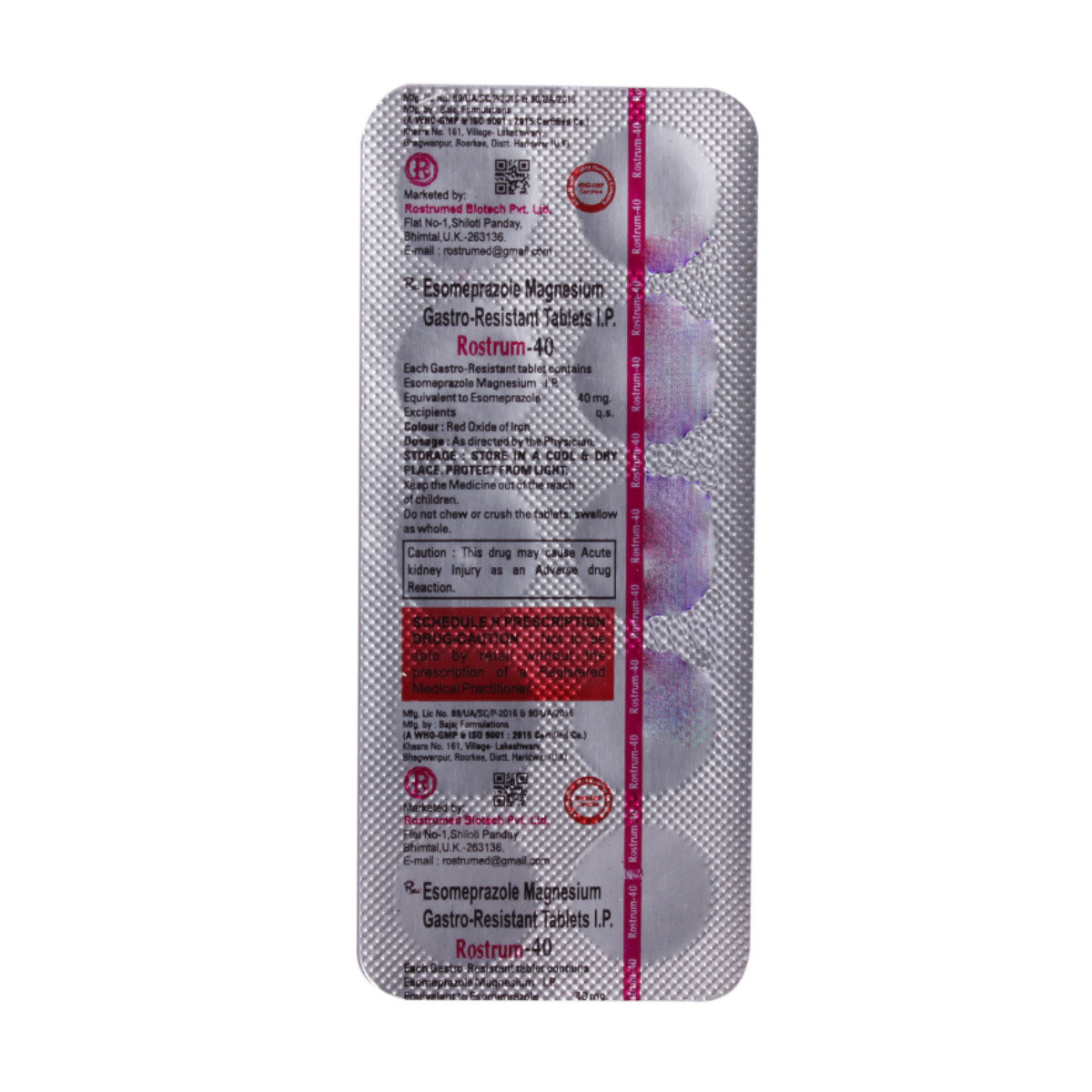 Rostrum 40 Tablet 10's, Pack of 10 TABLETS Rostrum 40 Tablet 10's, Pack of 10 TABLETS