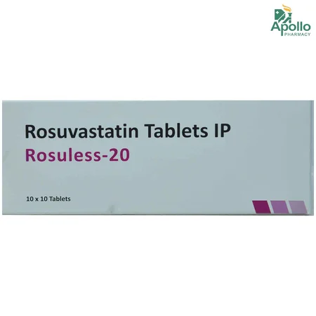 Rosuless 20 Tablet 10's