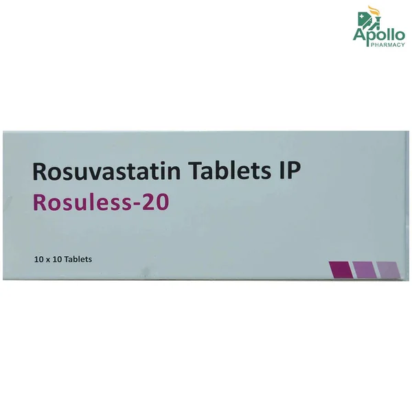 Rosuless 20 Tablet 10's