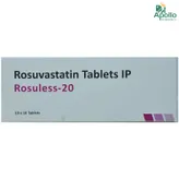 Rosuless 20 Tablet 10's, Pack of 10 TABLETS