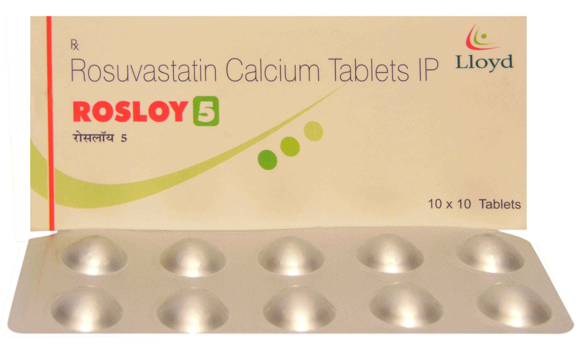 Rosloy 5 Tablet 10's, Pack of 10 TABLETS Rosloy 5 Tablet 10's, Pack of 10 TABLETS