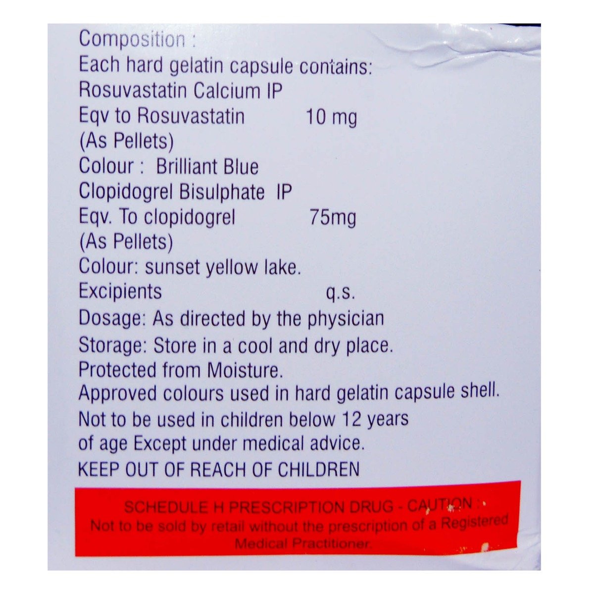 Rosumac CV 10 Capsule 10's, Pack of 10 Rosumac CV 10 Capsule 10's, Pack of 10