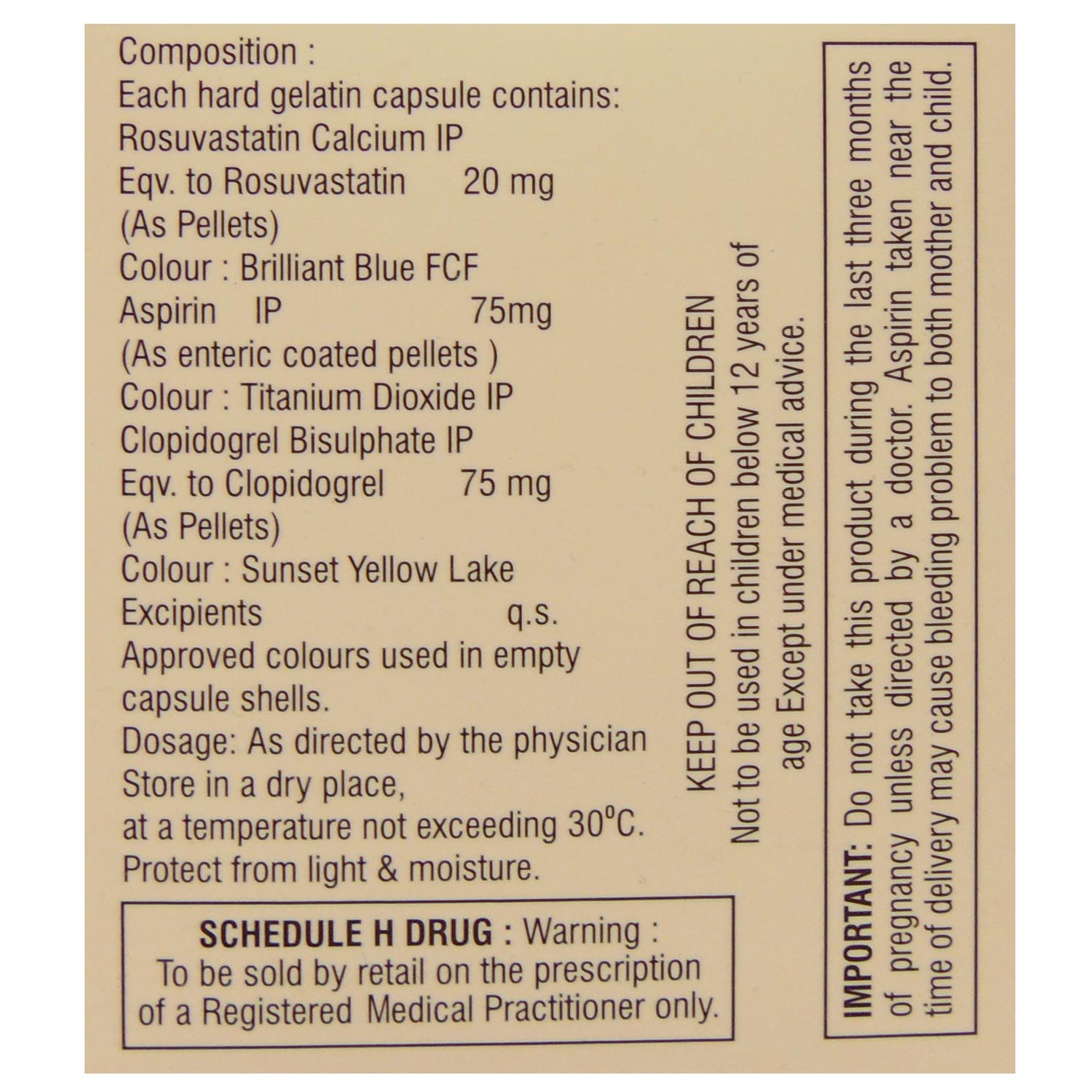 Rosloy-Gold 20 Capsule 10's, Pack of 10 CAPSULES Rosloy-Gold 20 Capsule 10's, Pack of 10 CAPSULES