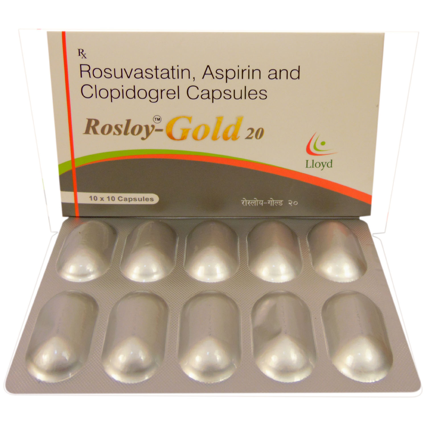Rosloy-Gold 20 Capsule 10's, Pack of 10 CAPSULES Rosloy-Gold 20 Capsule 10's, Pack of 10 CAPSULES
