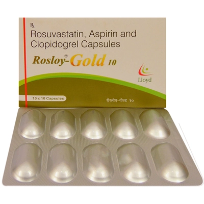 Rosloy-Gold 10 Capsule 10's, Pack of 10 CapsuleS