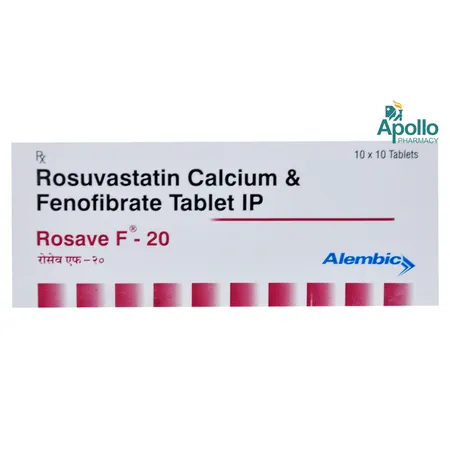 Rosave F-20 Tablet 10's