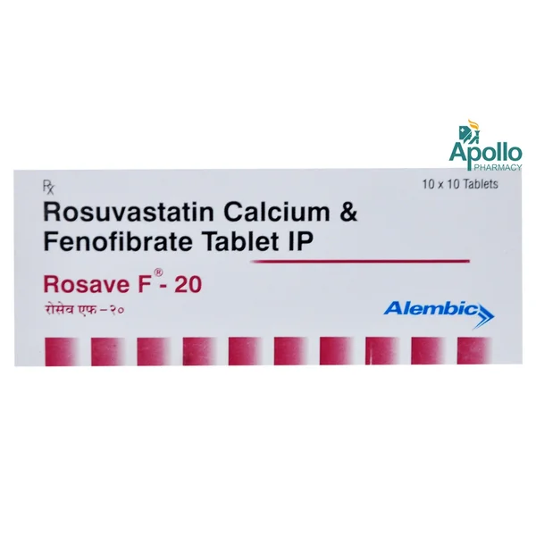 Rosave F-20 Tablet 10's, Pack of 10