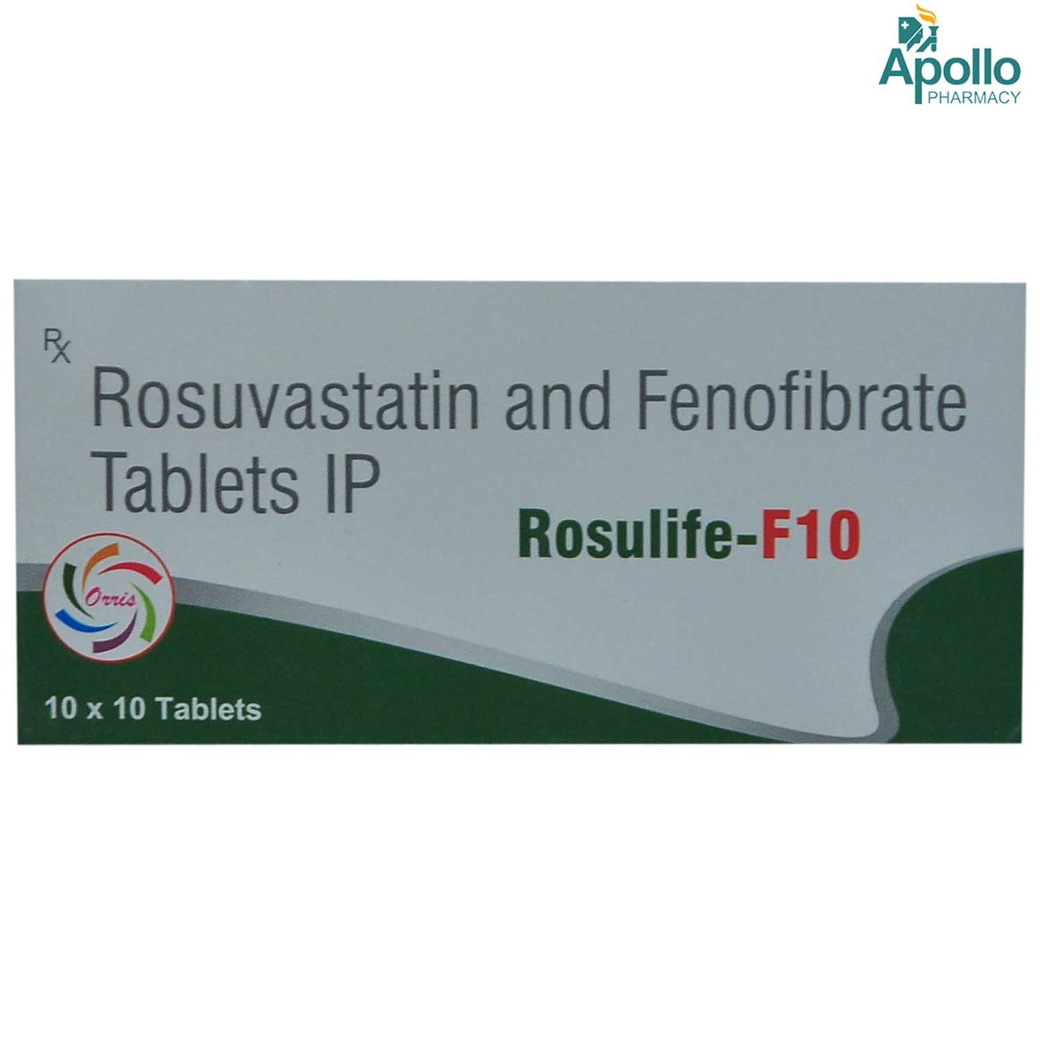 Rosulife-F 10 Tablet 10's, Pack of 10 Rosulife-F 10 Tablet 10's, Pack of 10