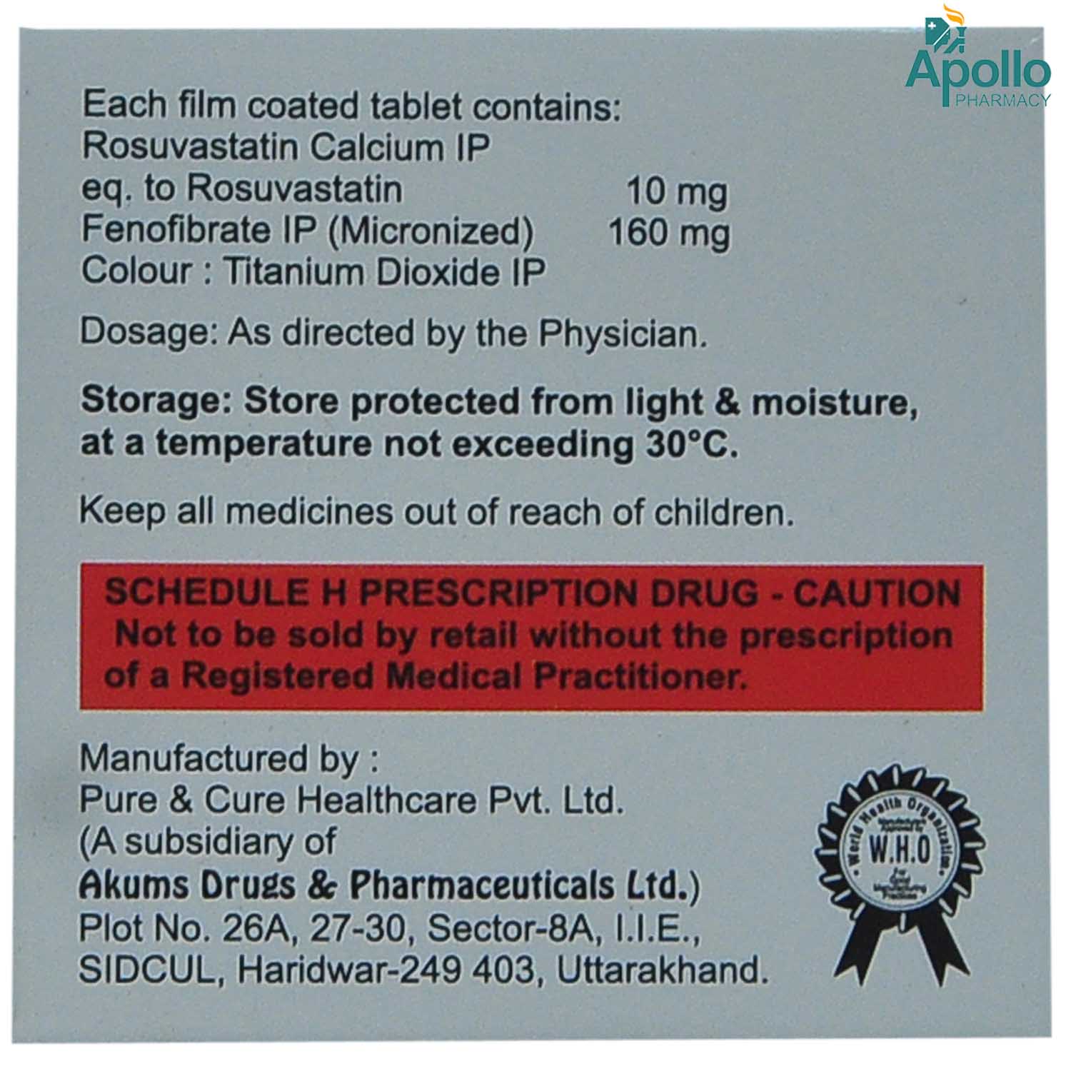 Rosulife-F 10 Tablet 10's Price, Uses, Side Effects, Composition ...