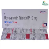 Rosur-10 Tablet 10's, Pack of 10 TABLETS