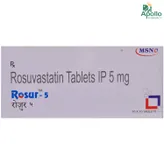 ROSUR 5MG TABLET 10'S, Pack of 10 TabletS