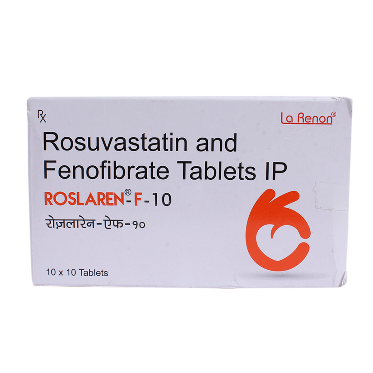 Roslaren-F-10 Tablet 10's, Pack of 10 Roslaren-F-10 Tablet 10's, Pack of 10