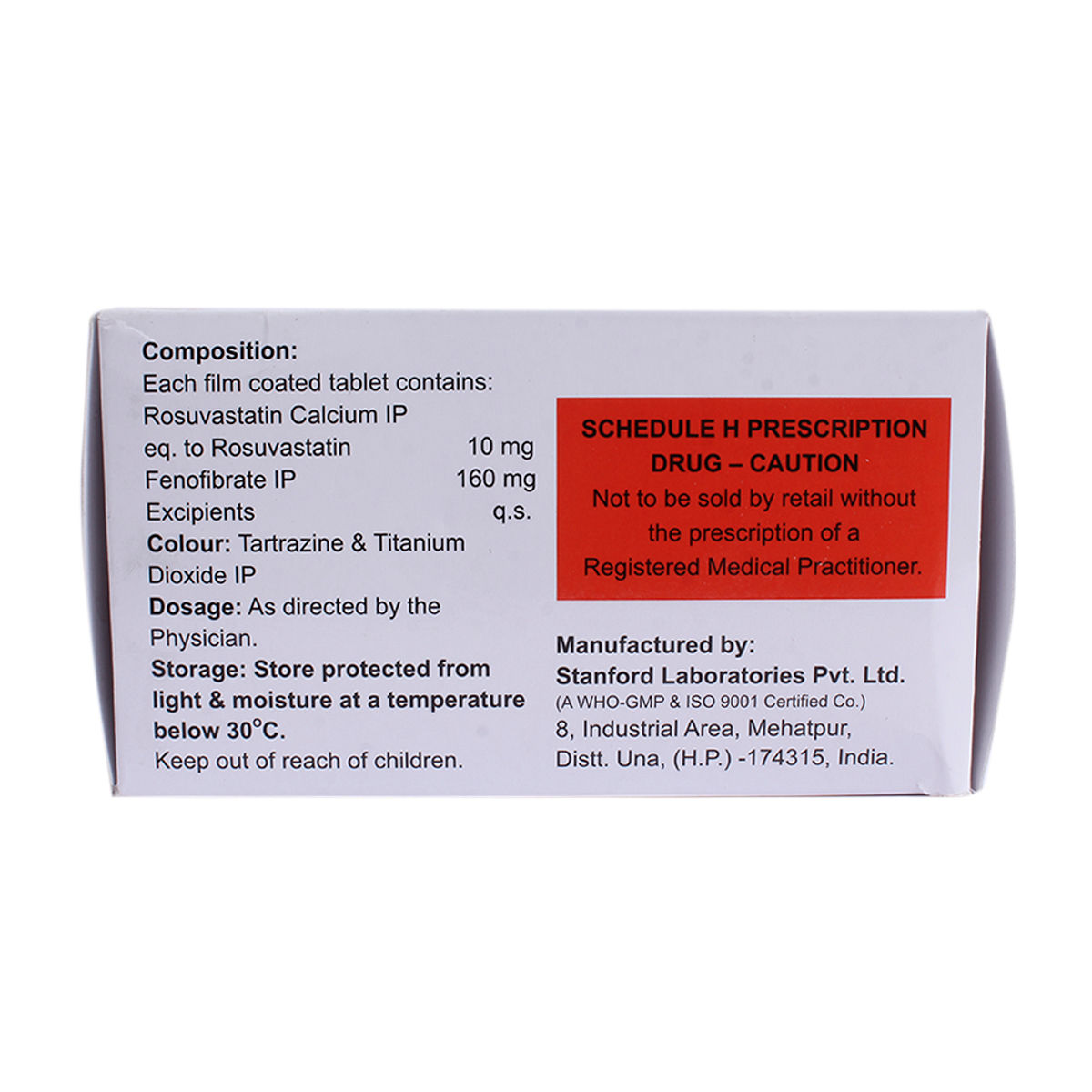 Roslaren-F-10mg Tablet 10's Price, Uses, Side Effects, Composition ...