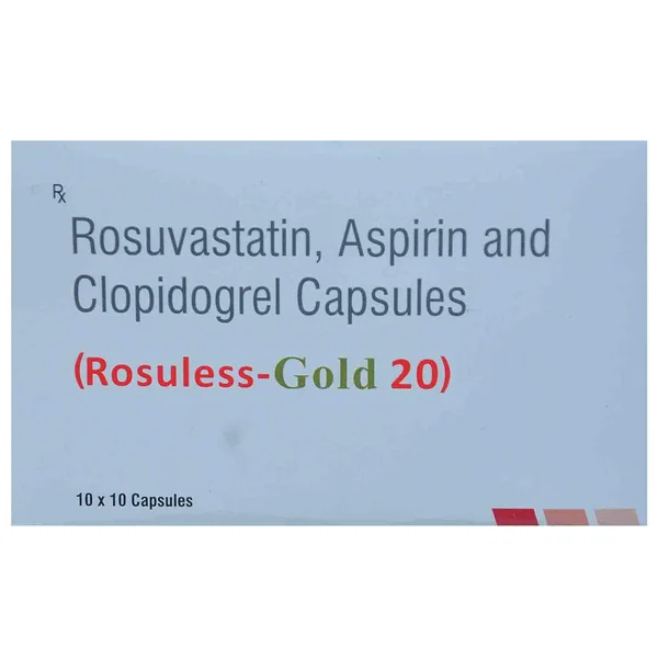 Rosuless Gold 20 mg Capsule 10's