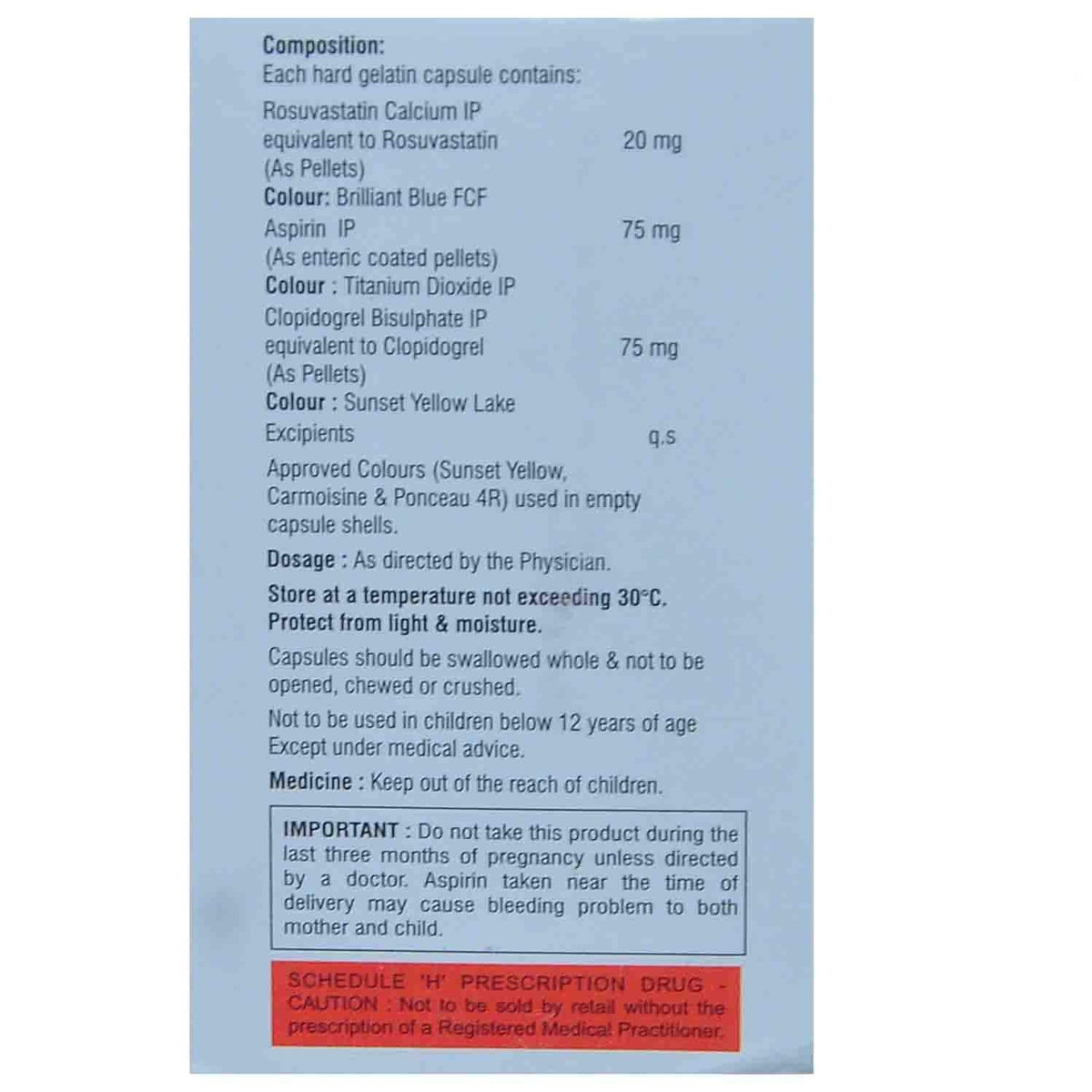 Rosuless Gold 20 mg Capsule 10's, Pack of 10 CapsuleS Rosuless Gold 20 mg Capsule 10's, Pack of 10 CapsuleS