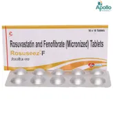 Rosuseez F 10 Tablet 10's, Pack of 10 TABLETS