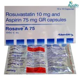 Rosave A 75 Capsule 10's, Pack of 10 CAPSULES