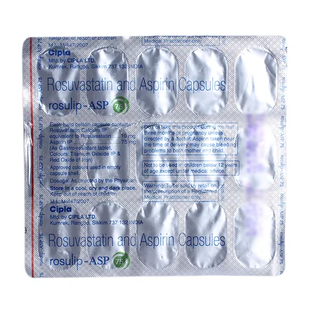 Rosulip-ASP 75 Capsule 15's