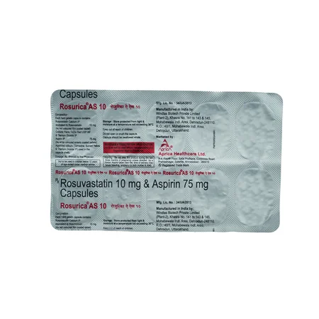 Rosurica As 10mg Capsule 10's
