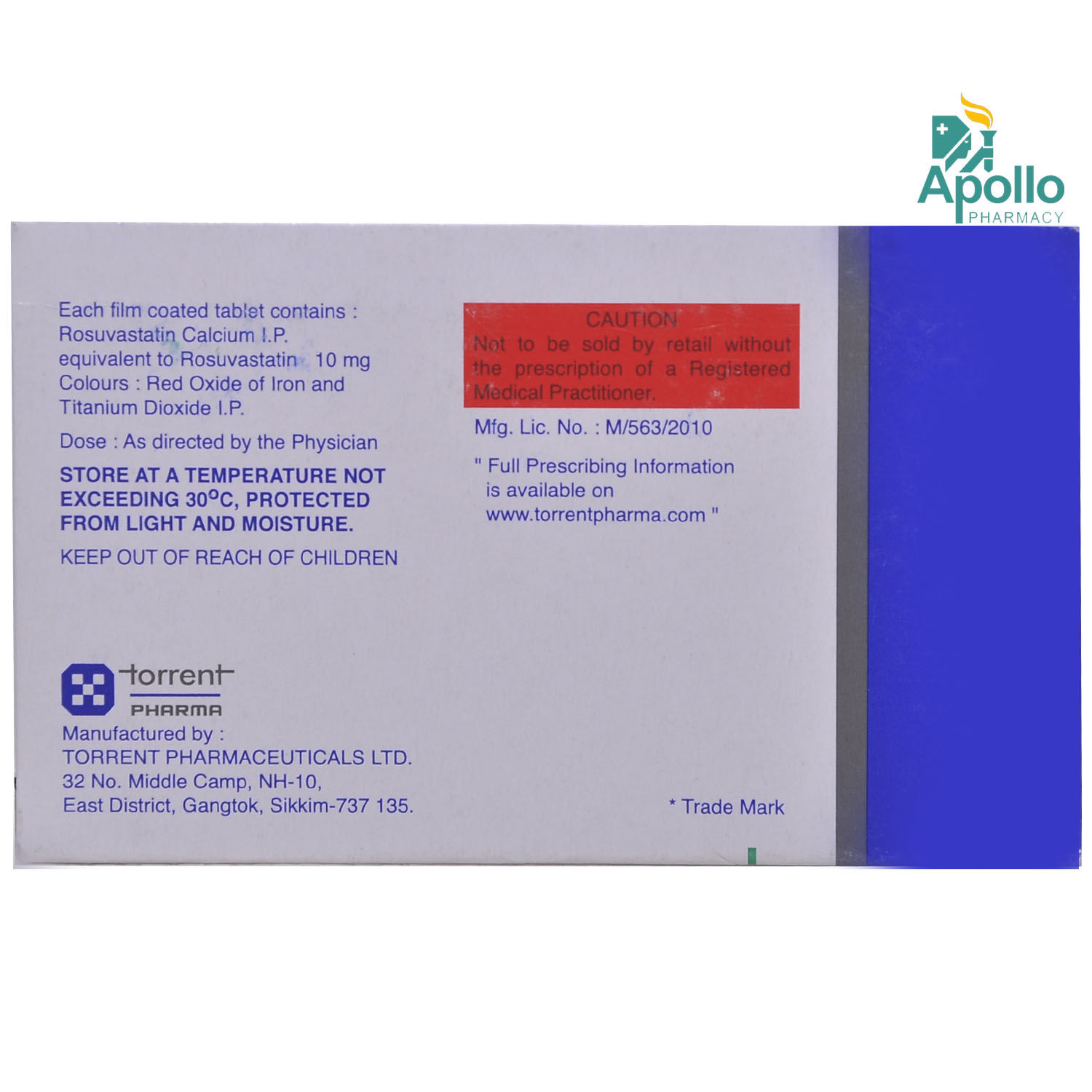 Rostar 10 Tablet 15's Price, Uses, Side Effects, Composition - Apollo ...