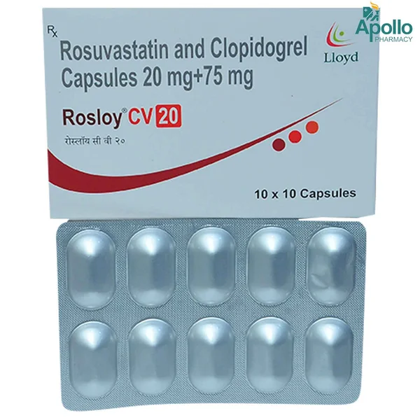 Rosloy CV 20 mg/75 mg Capsule 10's