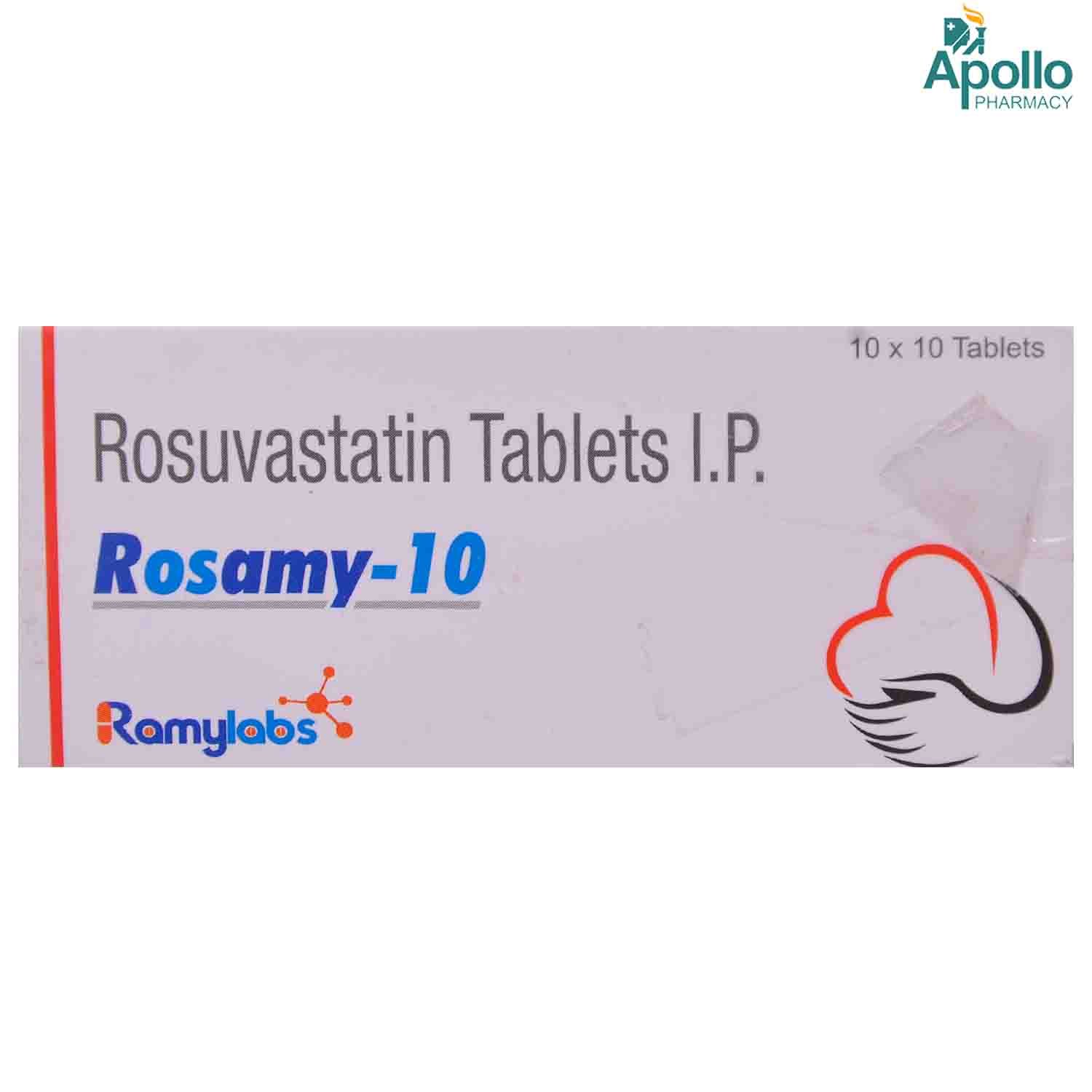 Rosamy-10 Tablet 10's, Pack of 10 TABLETS Rosamy-10 Tablet 10's, Pack of 10 TABLETS