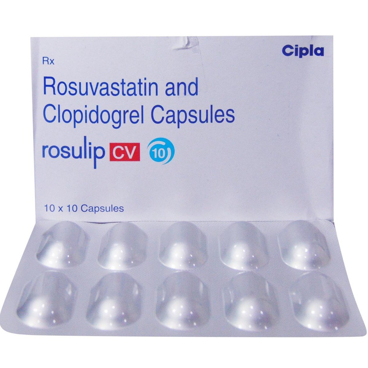 Rosulip CV 10 Capsule 10's, Pack of 10 CAPSULES Rosulip CV 10 Capsule 10's, Pack of 10 CAPSULES