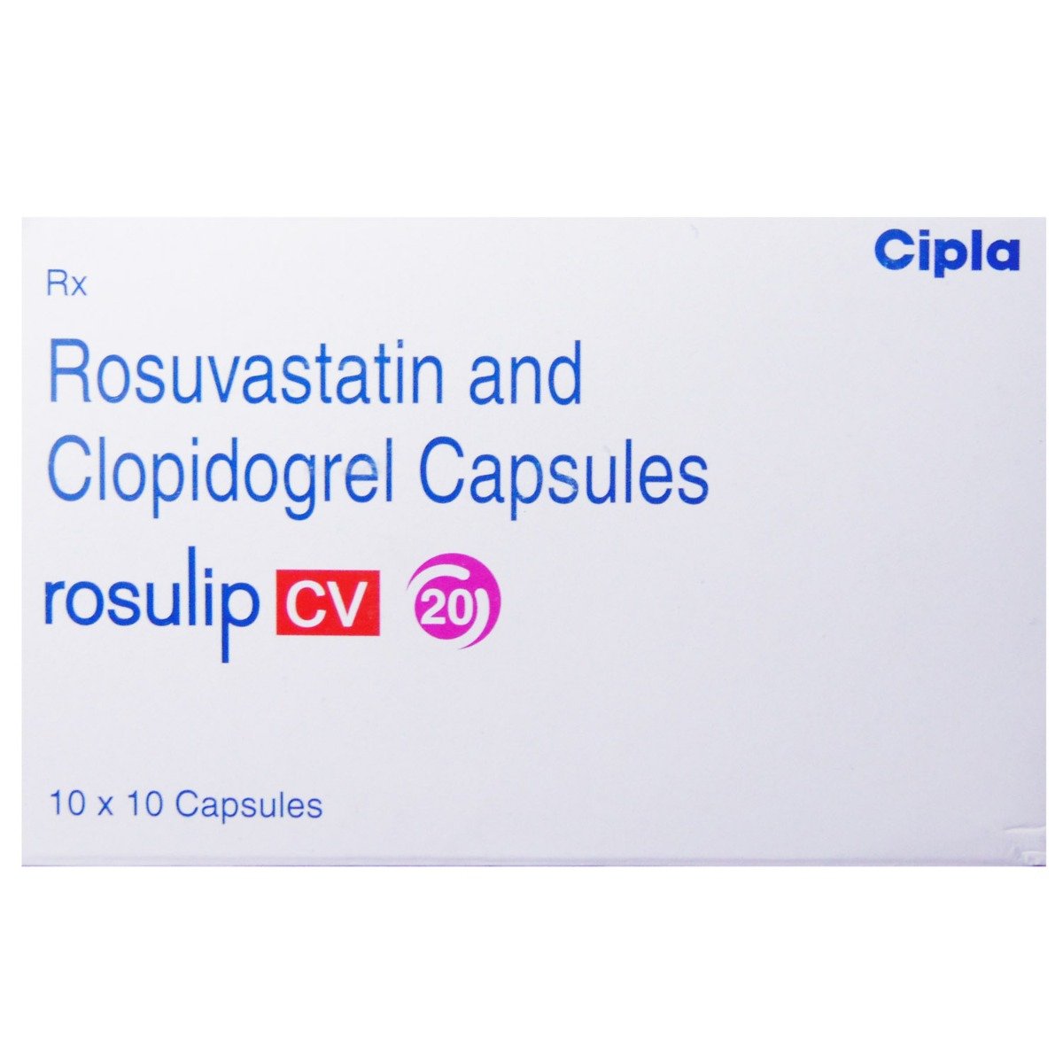 Rosulip Cv 20/75mg Capsule 10's, Pack of 10 CapsuleS Rosulip Cv 20/75mg Capsule 10's, Pack of 10 CapsuleS