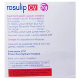 Rosulip Cv 20/75mg Capsule 10's, Pack of 10 CapsuleS