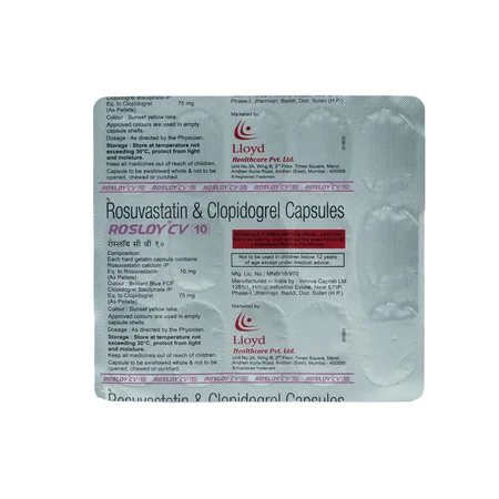 Rosloy CV 10 mg/75 mg Capsule 15's