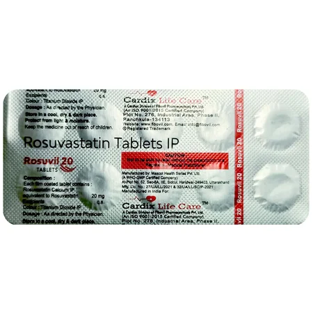 Rosuvil 20 Tablet 10's