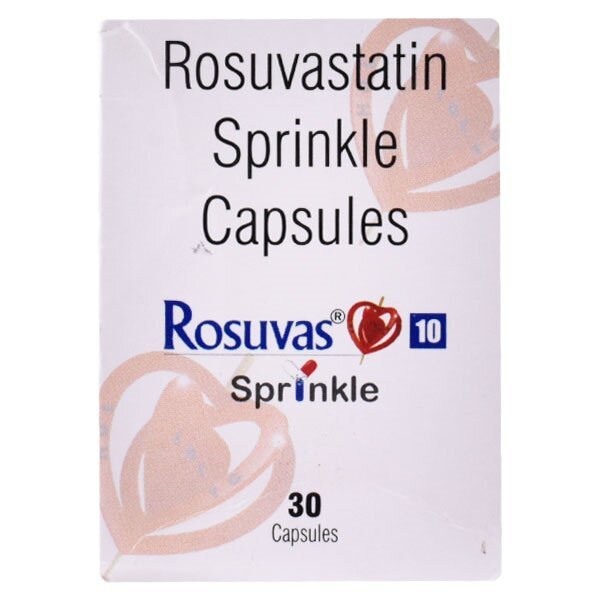 Rosuvas 10 Sprinkle Capsule 30's, Pack of 1 Capsule Rosuvas 10 Sprinkle Capsule 30's, Pack of 1 Capsule