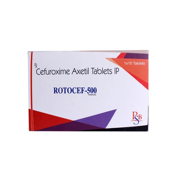 Rotocef-500 Tablet 10's
