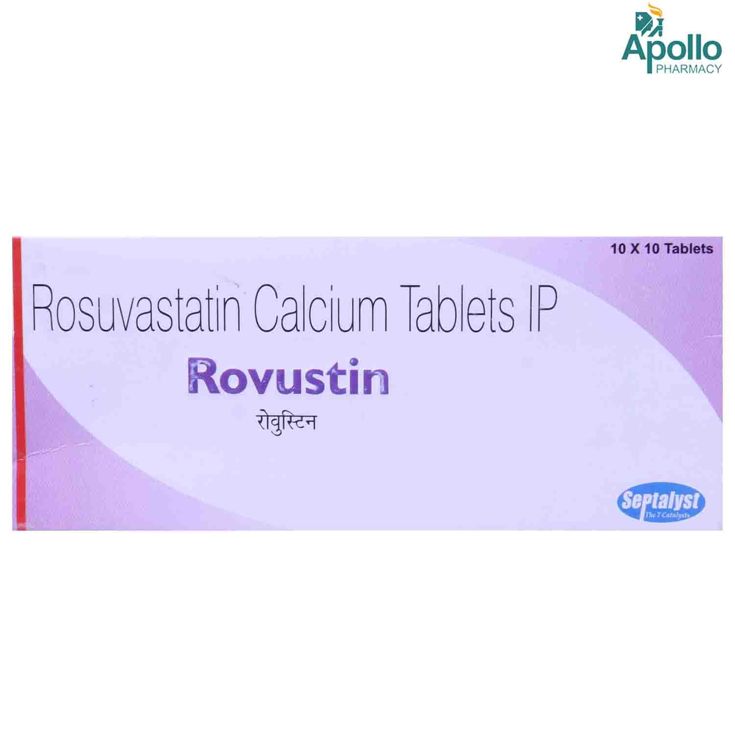 ROVUSTIN 10MG TABLET | Uses, Side Effects, Price | Apollo Pharmacy