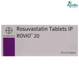ROVIO 20MG TABLET, Pack of 10 TABLETS