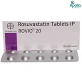 ROVIO 20MG TABLET, Pack of 10 TABLETS