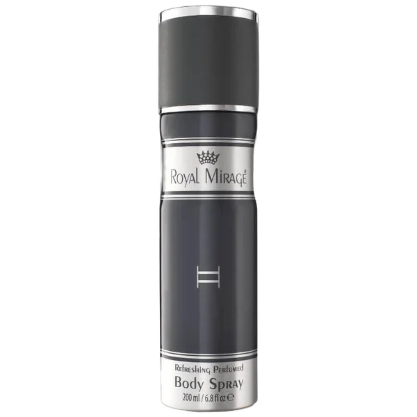 Royal Mirage II Refreshing Perfumed Body Spray, 200 ml