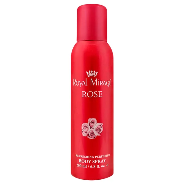 Royal Mirage Rose Refreshing Perfumed Body Spray, 200 ml