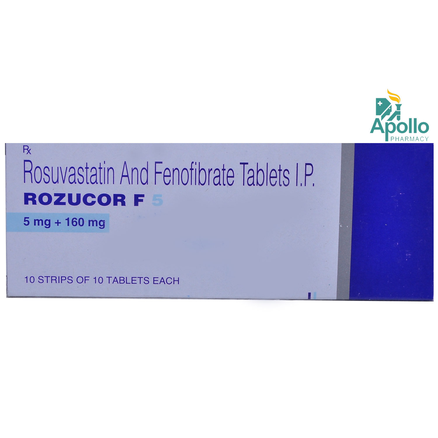 Rozucor F 5 Tablet 10's, Pack of 10 Rozucor F 5 Tablet 10's, Pack of 10