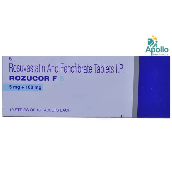 Rozucor F 5 Tablet 10's, Pack of 10
