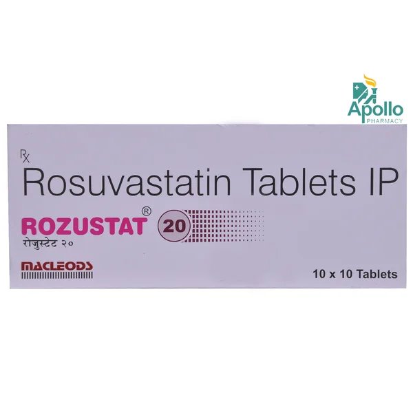 Rozustat 20 Tablet 10's