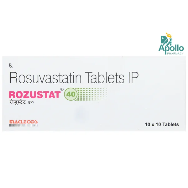 Rozustat 40 Tablet 10's