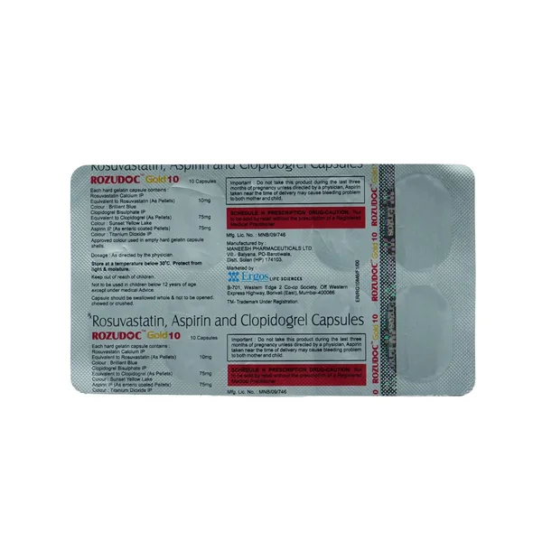 Rozudoc Gold 10 Tablet 10's