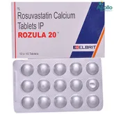 Rozula 20 mg Tablet 15's, Pack of 15 TabletS